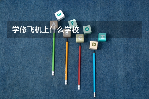 学修飞机上什么学校
