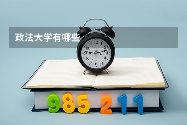 政法大学有哪些