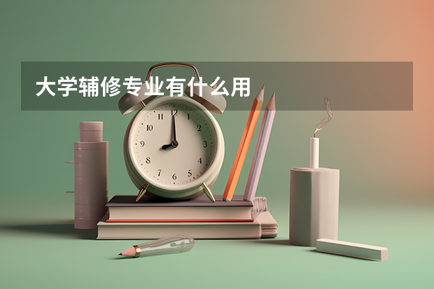 大学辅修专业有什么用