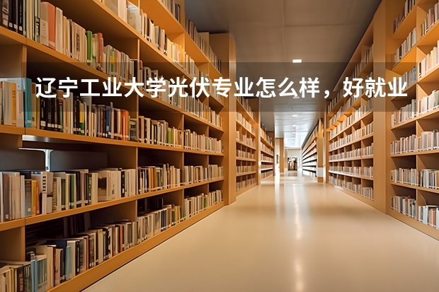 辽宁工业大学光伏专业怎么样，好就业吗