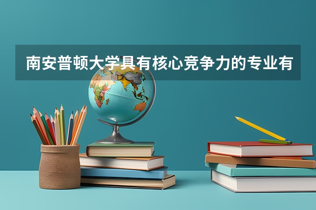 南安普顿大学具有核心竞争力的专业有哪些？
