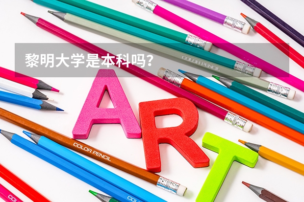 黎明大学是本科吗？