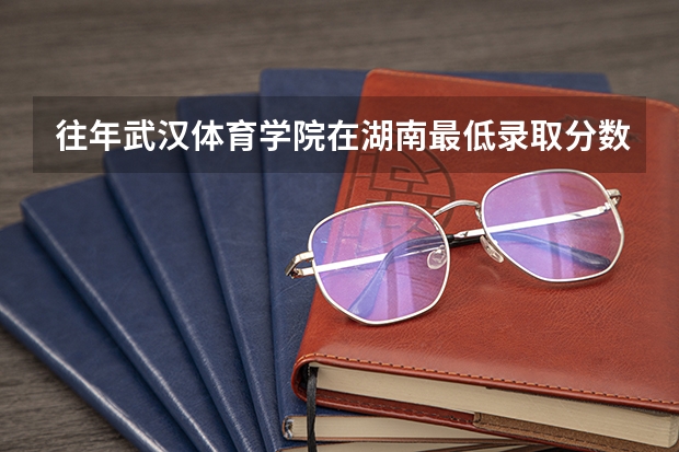 往年武汉体育学院在湖南最低录取分数参考