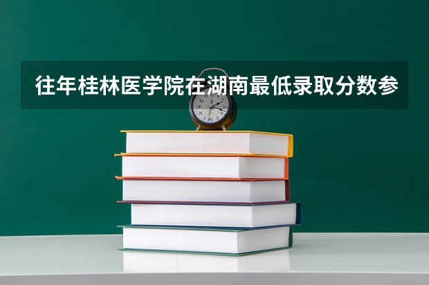 往年桂林医学院在湖南最低录取分数参考