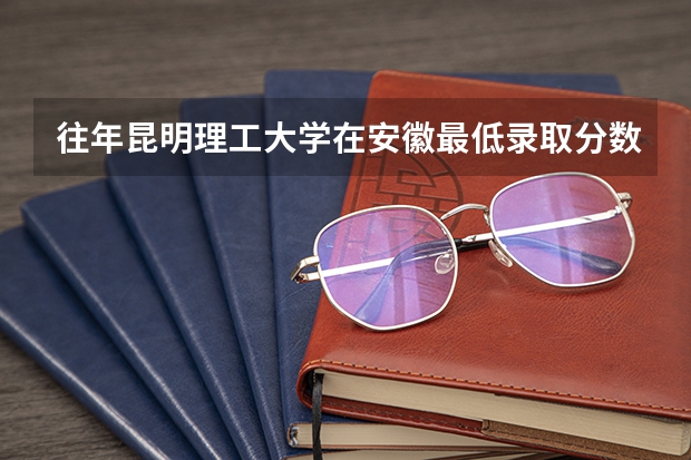 往年昆明理工大学在安徽最低录取分数参考