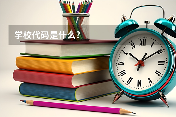 学校代码是什么?