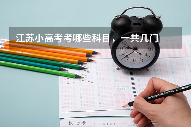 江苏小高考考哪些科目，一共几门