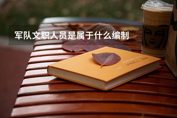 军队文职人员是属于什么编制